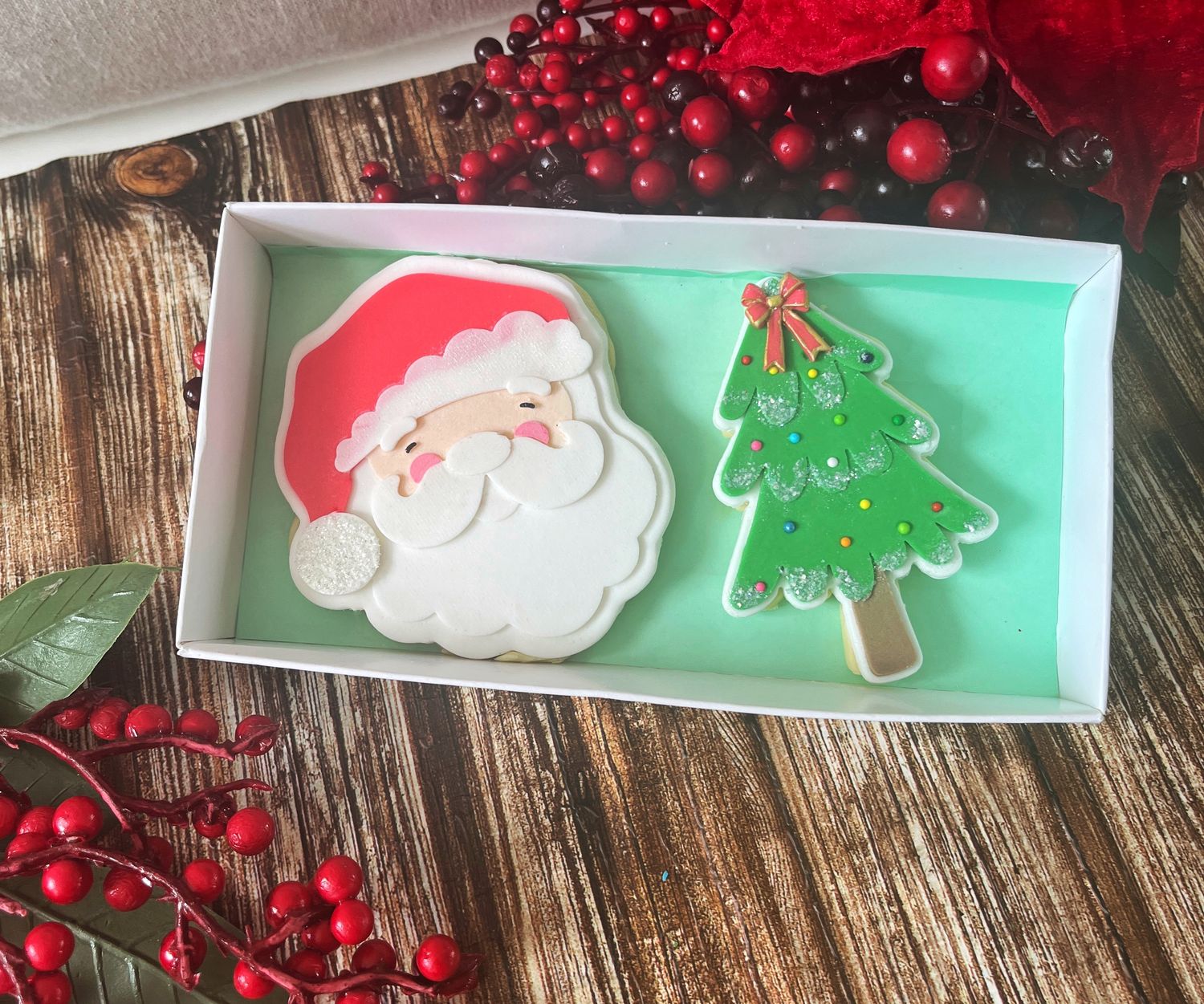Santa &amp; Tree