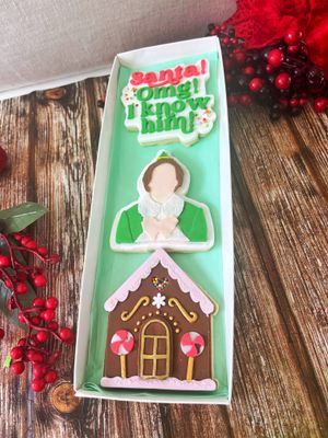 Elf movie trio with house
