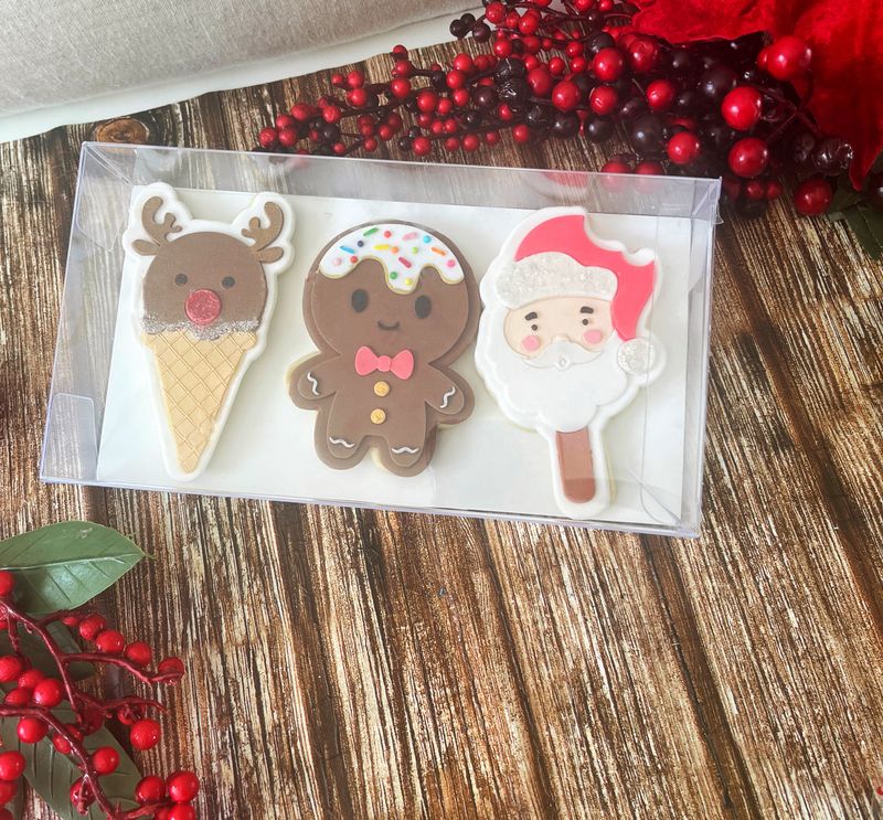 Christmas Ice cream cookies