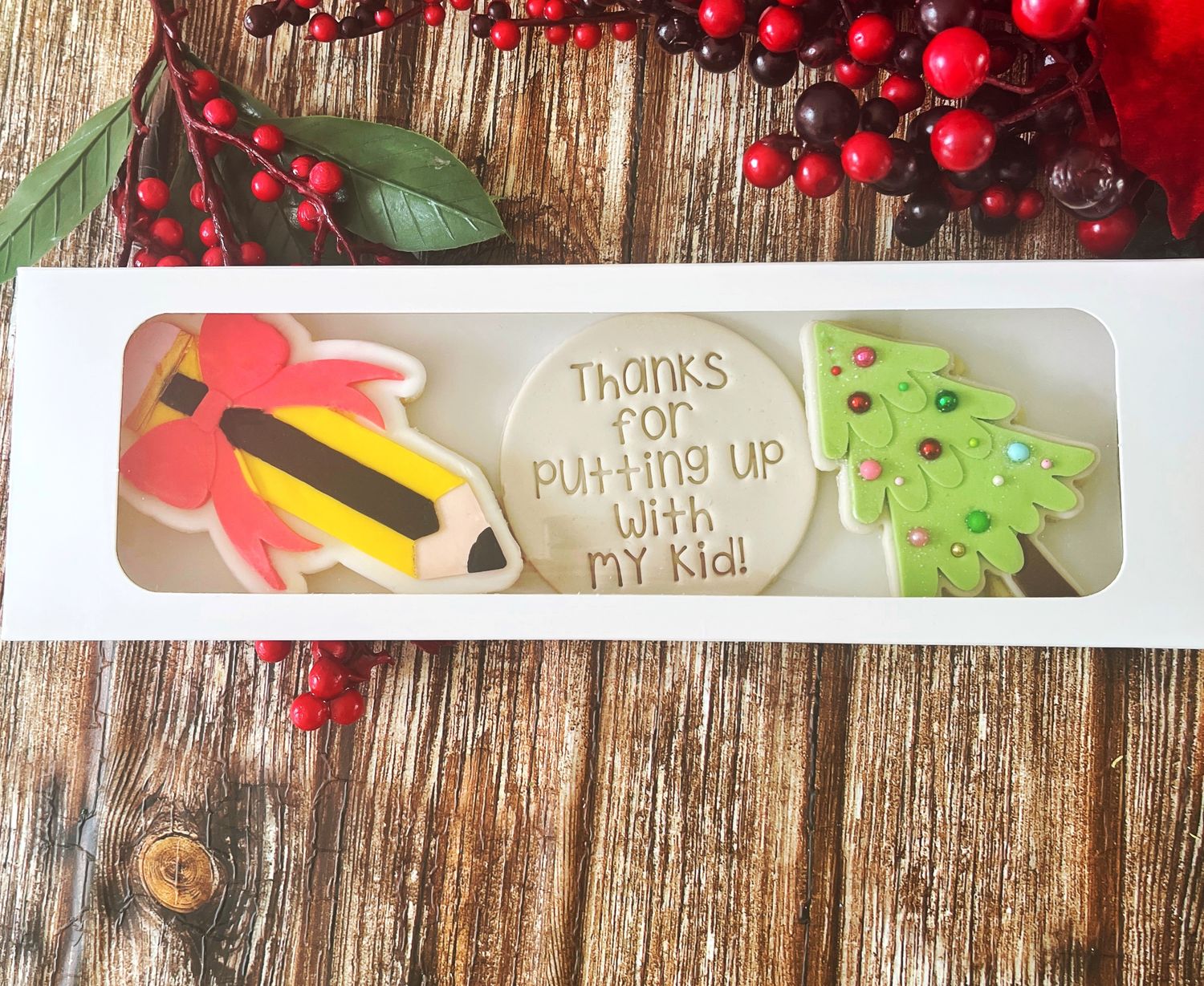 Teacher &quot;thanks for putting up with my child&quot; tree