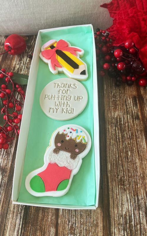 Teacher &quot;thanks for putting up with my child&quot; Stocking