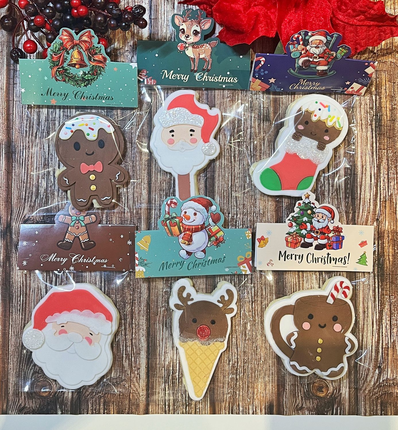 Single Cookies with topper