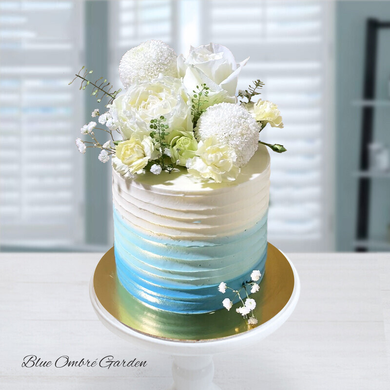 Blue Ombré Garden
