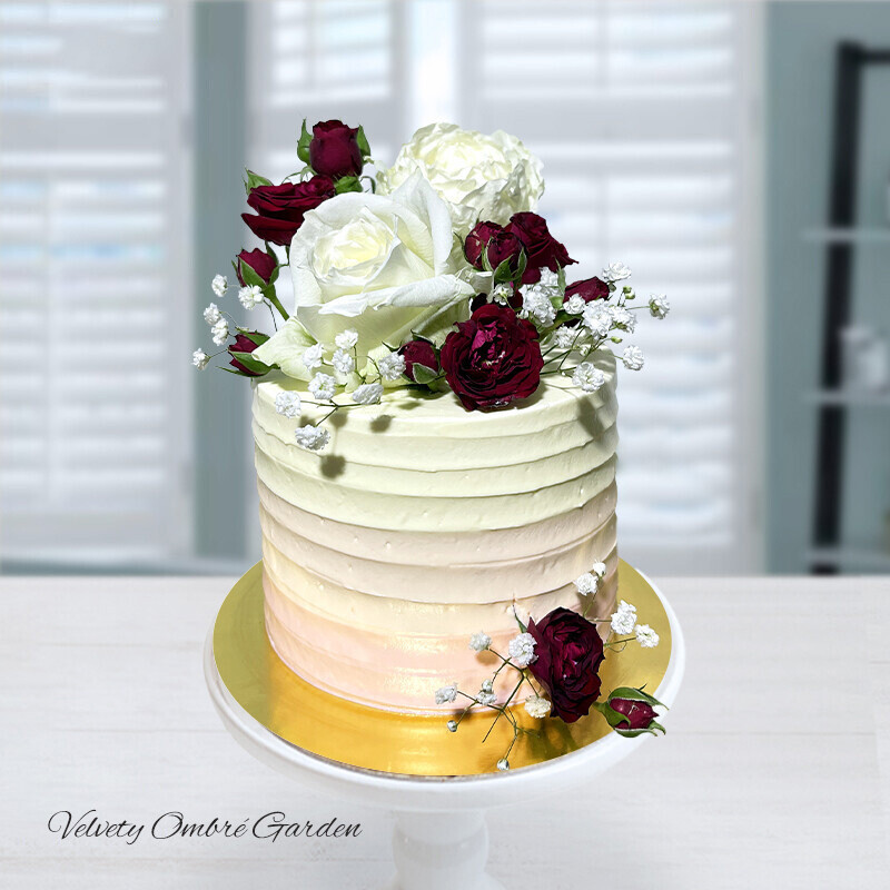 Velvety Ombré Garden