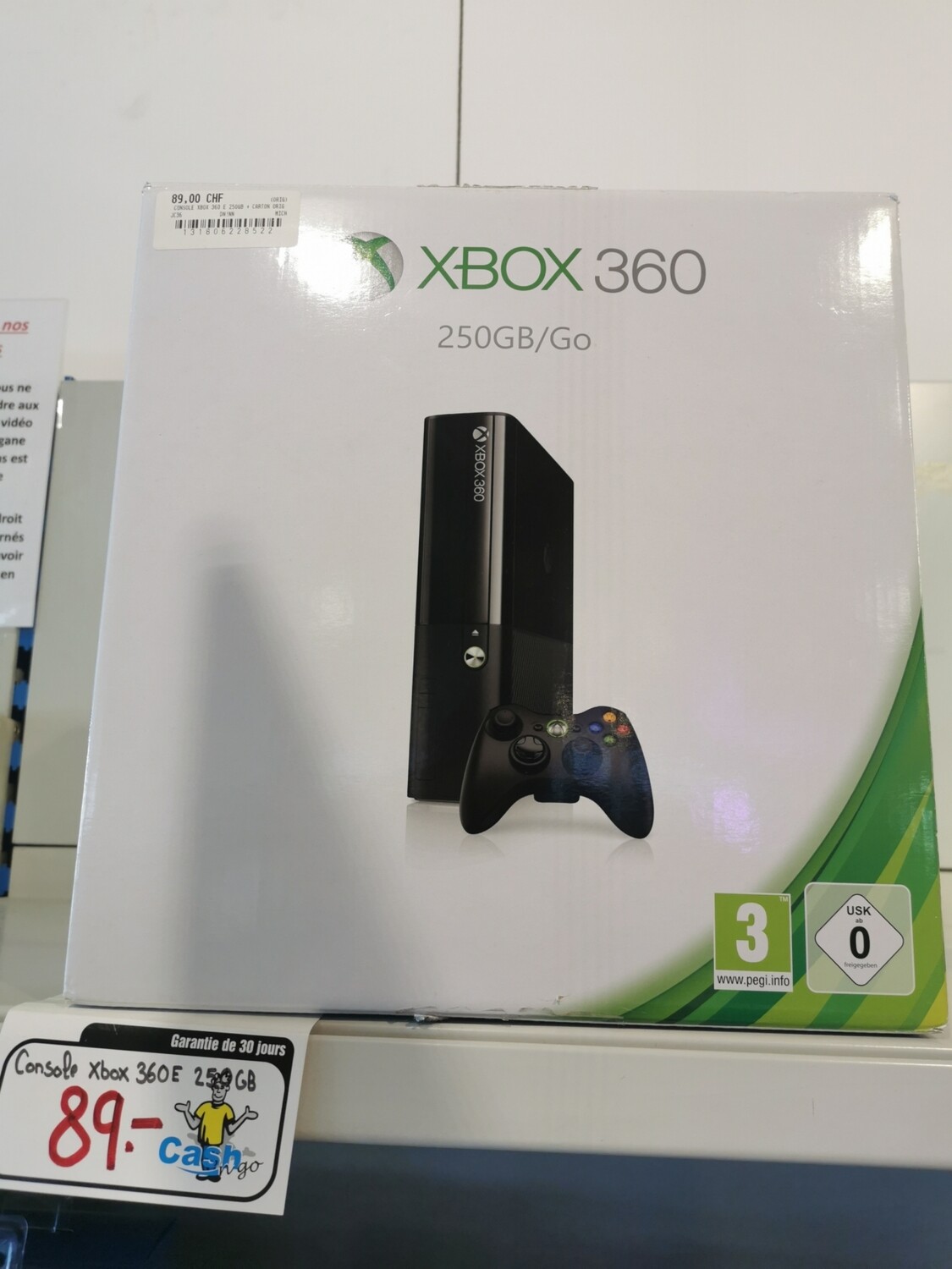 Xbox 360 Elite 250 Gb en carton d'origine 