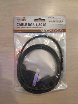 Cable RGB 1.80m game Cube super nintendo