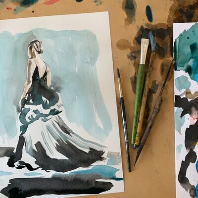 Commercial Fashion illustration Course February 2024