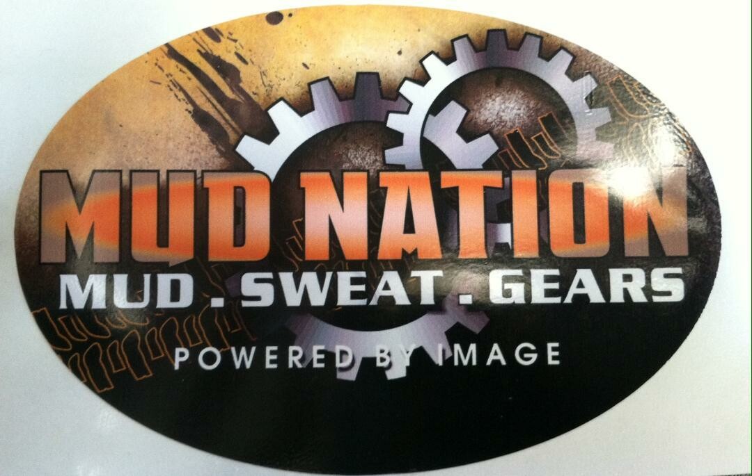 Mud Nation Gears Sticker