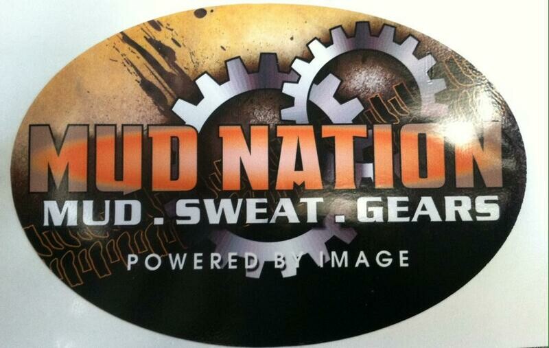Mud Nation Gears Sticker