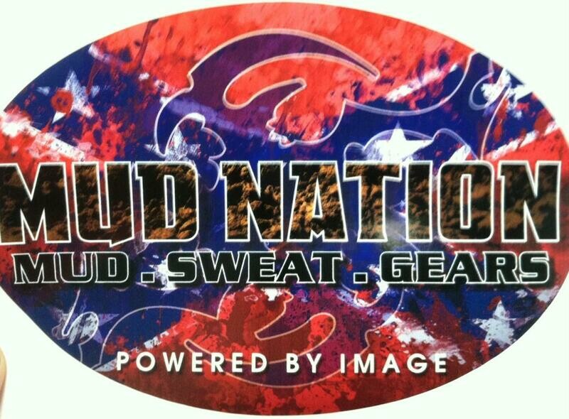 Mud Nation Rebel Sticker