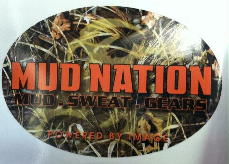 Mud Nation Camo Sticker