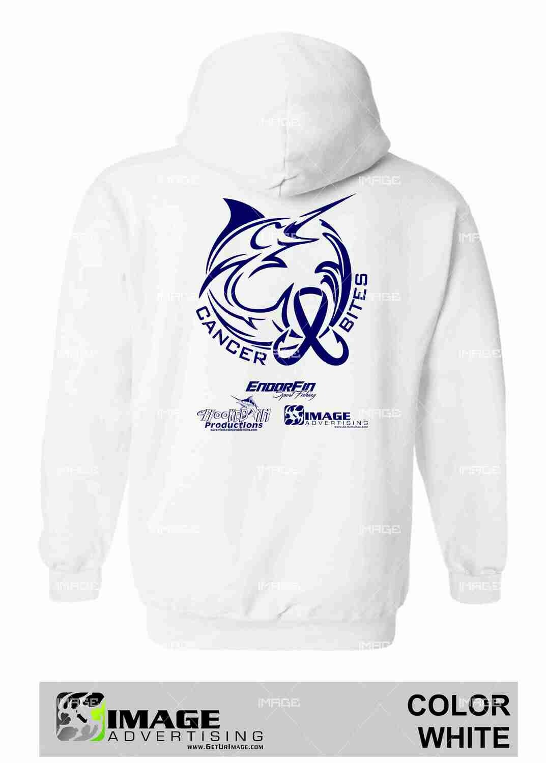 Cancer Bites Pullover Hooded Sweatshirt