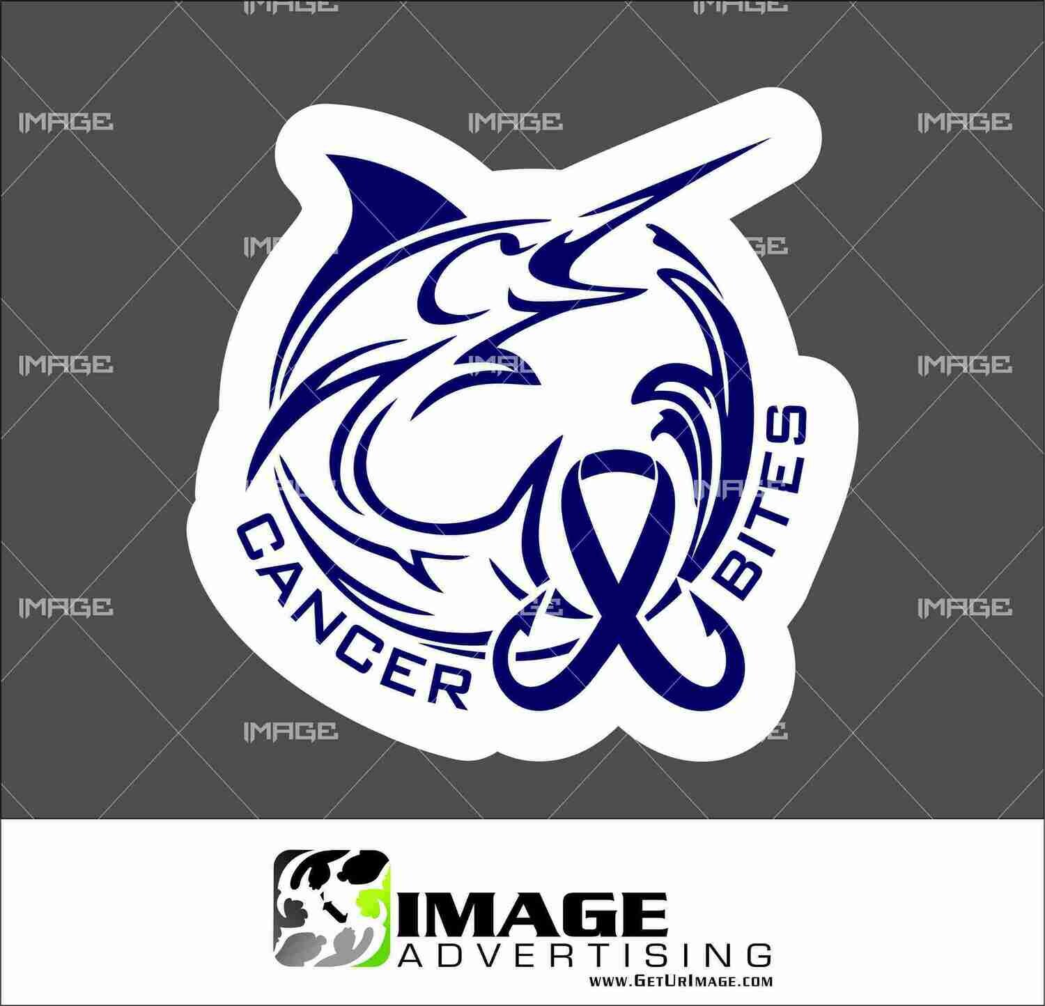 Cancer Bites Decal