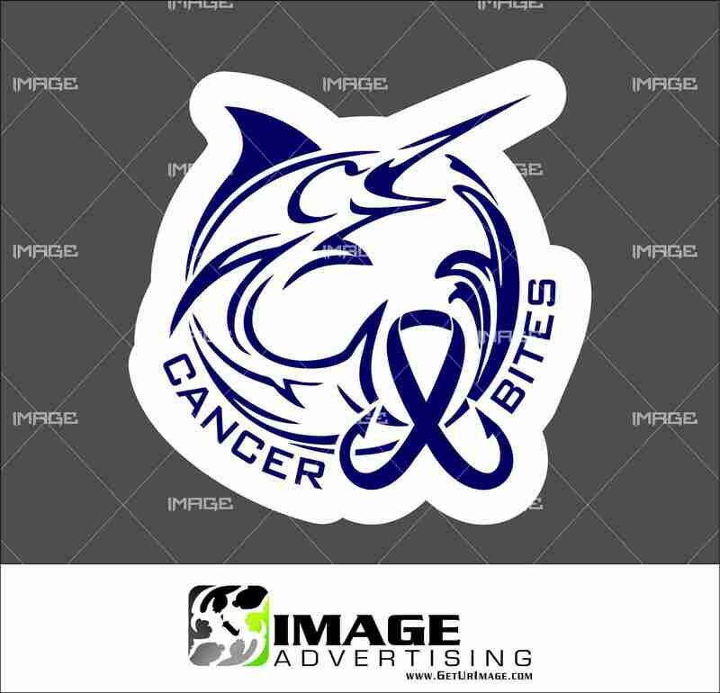 Cancer Bites Decal