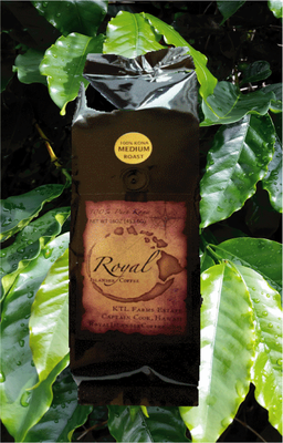 1 Lb. 100% Kona-Royal Islander Estate Coffee-Whole Bean-Medium Roast