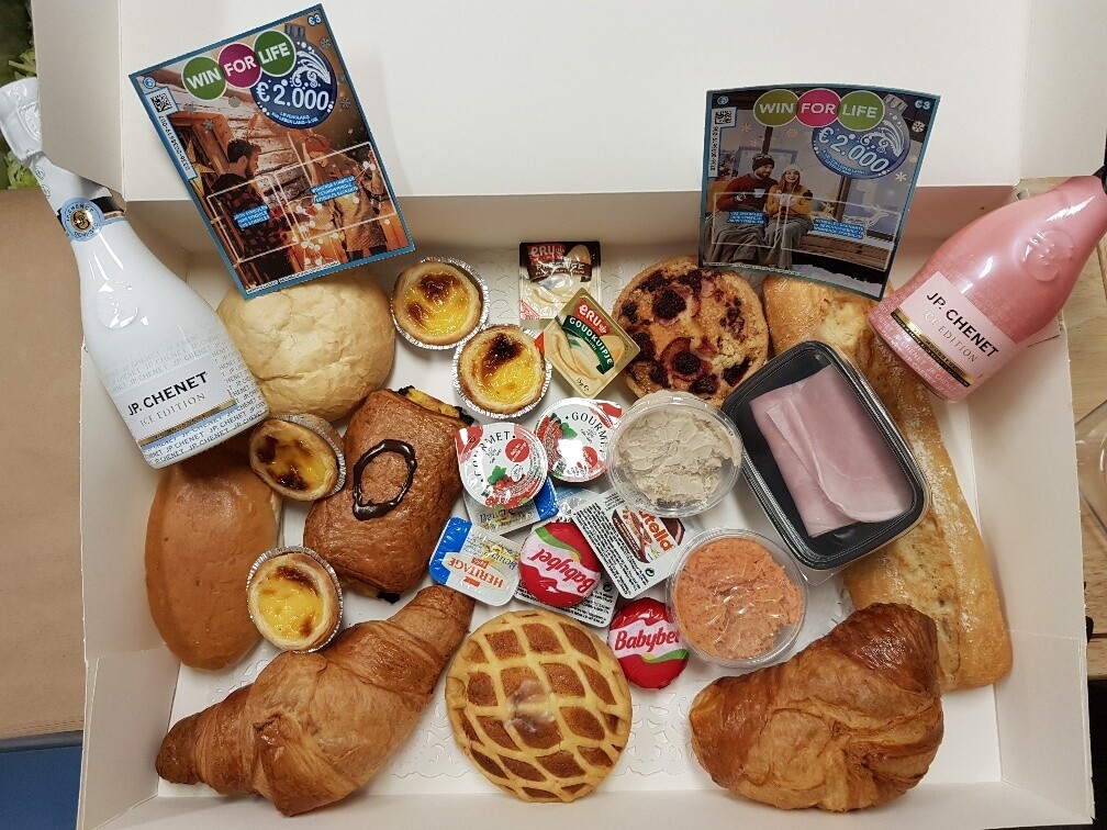 luxe ontbijtpakket 30€/persoon