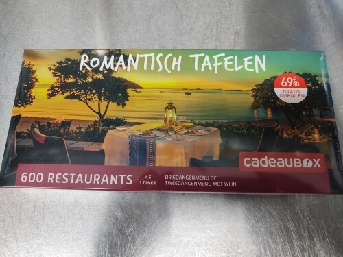 cadeaubox 'ROMANTISCH TAFELEN'