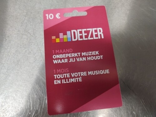 CADEAUBON DEEZER 10€