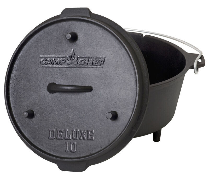 Camp chef dutch oven deluxe 10 inch