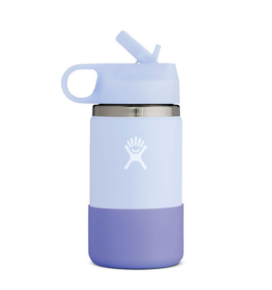 Hydro Flask 12oz / 354ml Wide Mouth Kids Straw Lid & Boot (Paars)