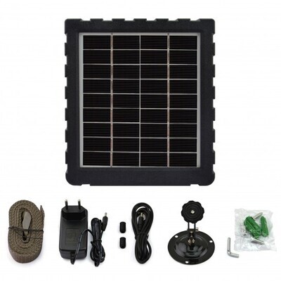 12volt zonnepaneel met Batterij voor wildcamera