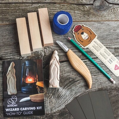 Houtsnijkit DIY3 TOVENAAR "SA"