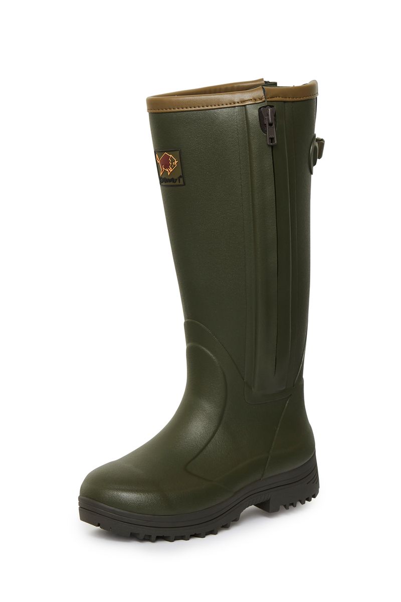 Gateway1: Pheasant Game Lady 17" 5mm side-zip Dark olive maat 37-42