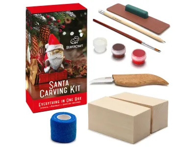 Houtsnijkit DIY6 Santa
