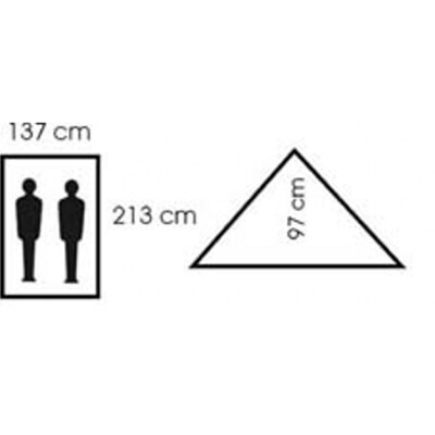 TENT legerkleur twee personen