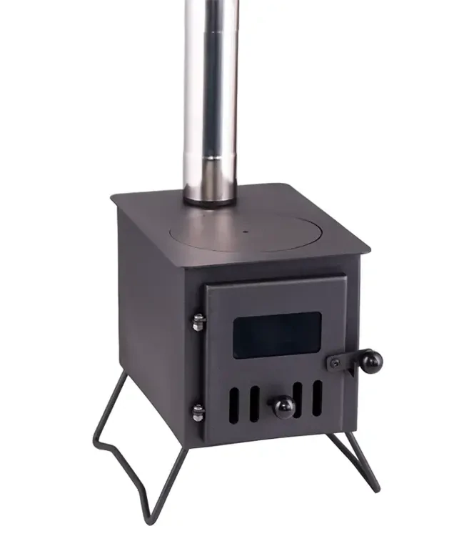 Hout Kachel - Wood Stove Cube