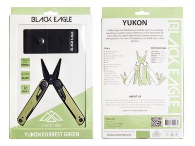 Black Eagle Yukon Forest Green Multitool