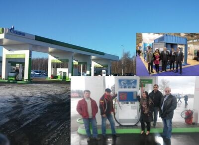 GREEN ENERGY GAZPROM CNG STATIONS RUSSIA