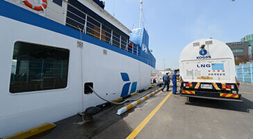 LNG Bunkering (Truck To Ship)