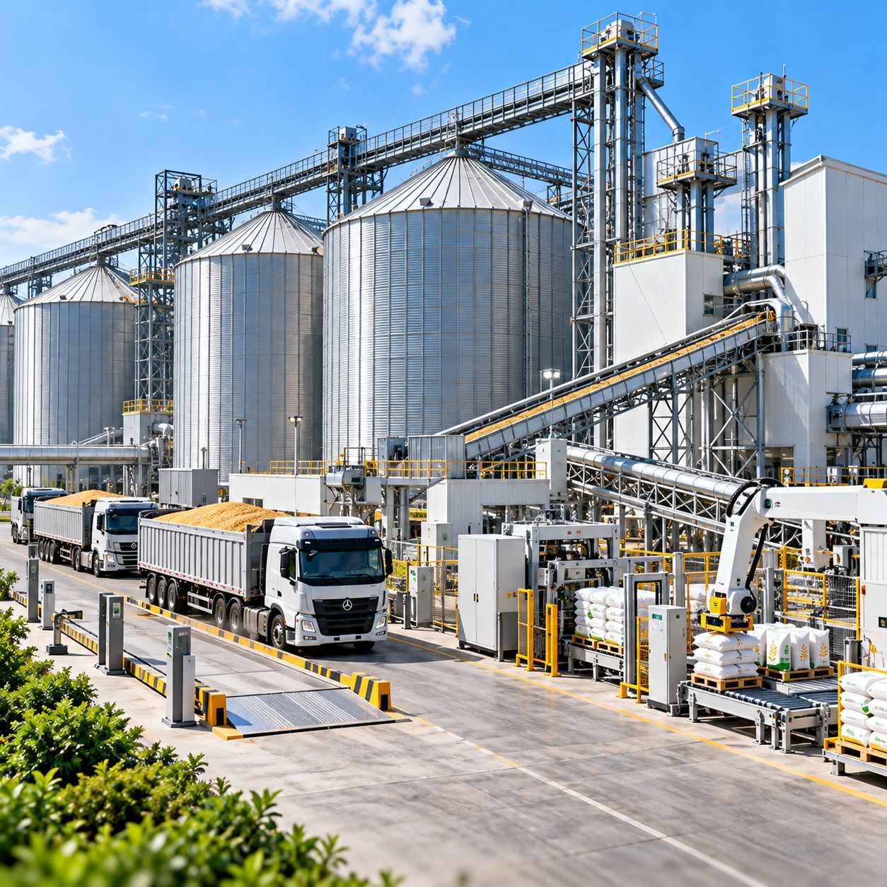 Grain Silos & Automated Warehousing Grain Silos & Automated Warehousing