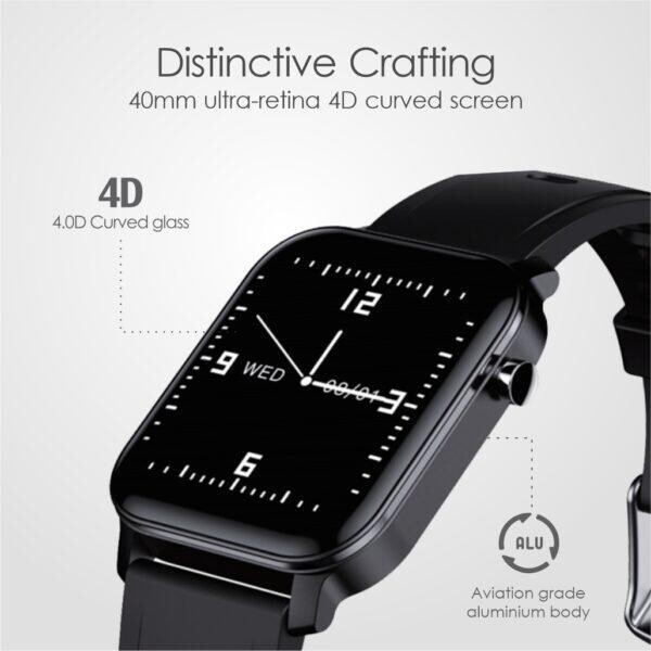 M2 IP68 Sports Square Smart Watch – Pink