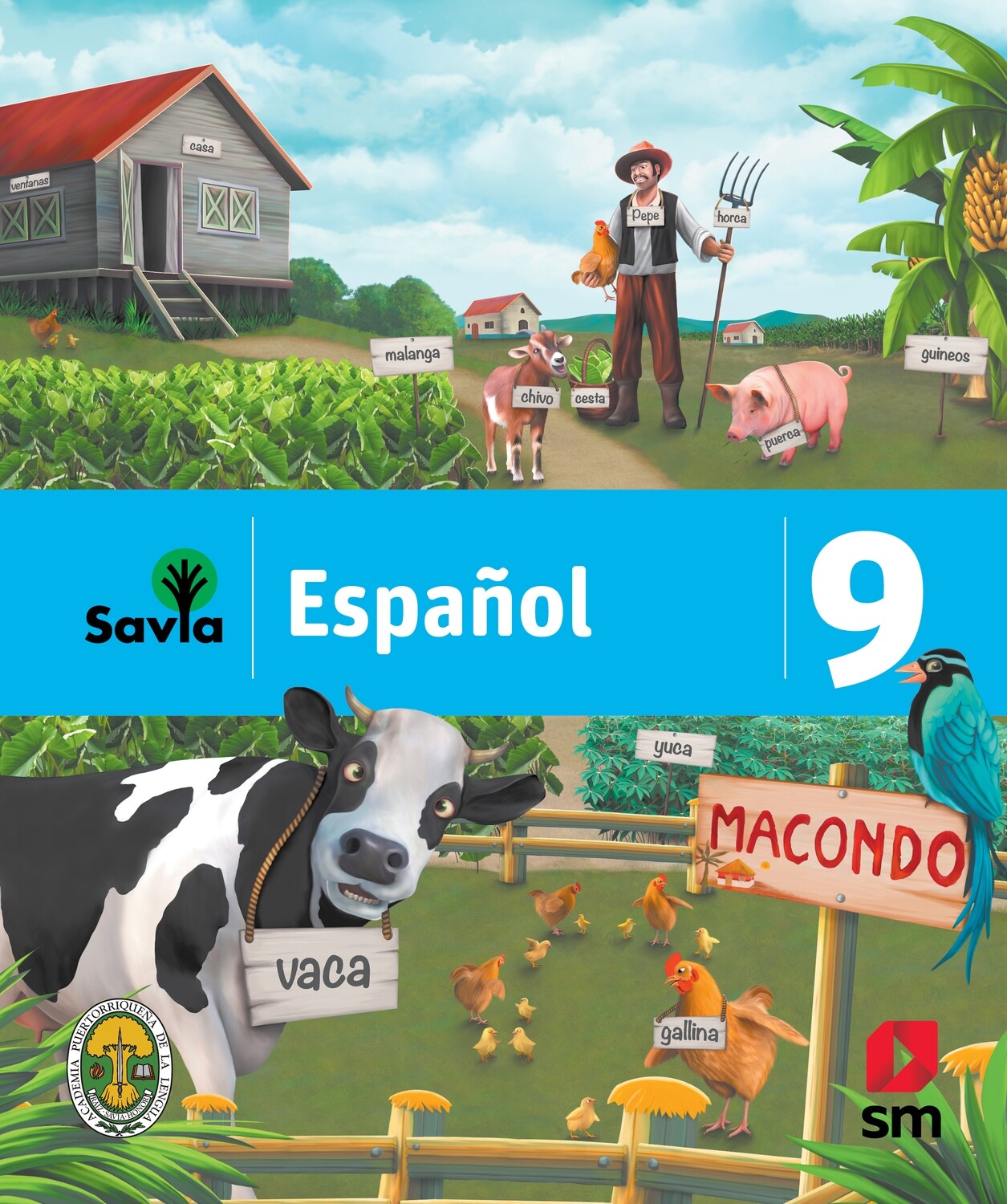 NOVENO - SAVIA ESPAÑOL 9 TEXTO, CUADERNO DE VOCABULARIO Y ACCESO DIGITAL - SM - 21 - ISBN 9781630147716
