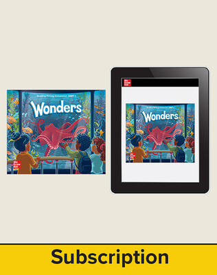 KINDER (2) - WONDERS GRADE K STUDENT BUNDLE WITH 1-YEAR SUBSCRIPTION - MGH - 23 - ISBN 9781266321306