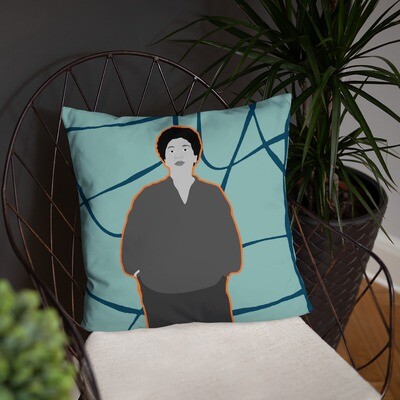 Audre Lorde Decorative Pillow l Illustration Art Throw Pillow