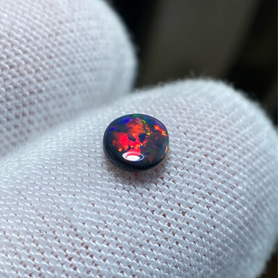 Bright Round Black