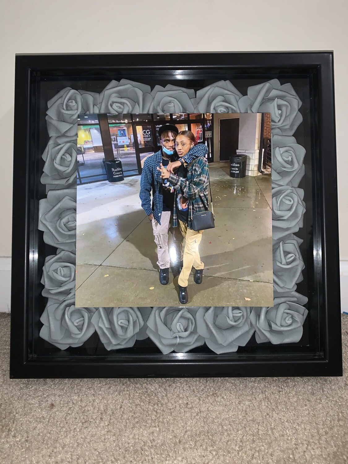 Box Photo Frame (name OR picture ONLY) (READ DETAILS)