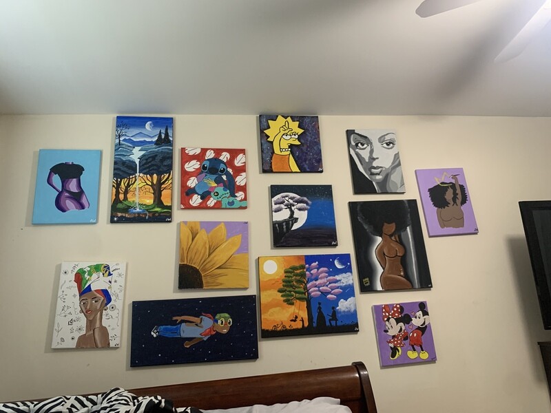 Handmade Acrylic Painting (READ DETAILS)