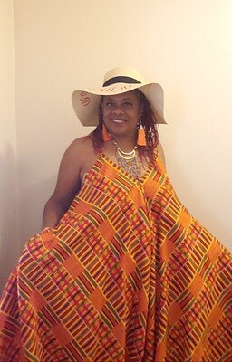 Kente Palazzo Jumpsuit