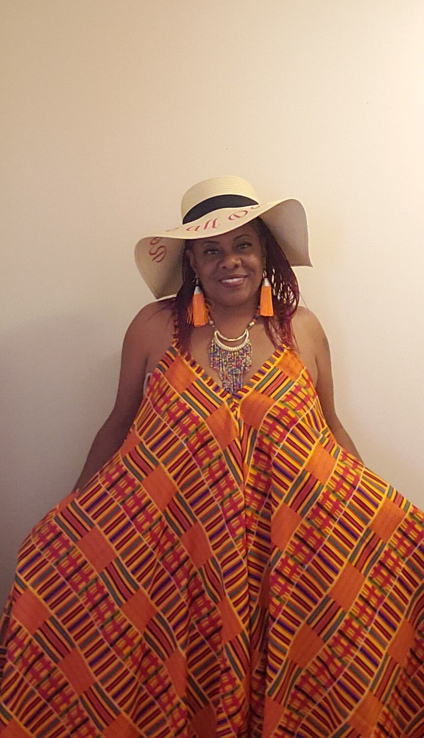 Kente Palazzo Jumpsuit