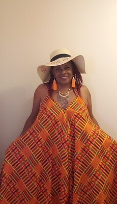 Kente Palazzo Jumpsuit