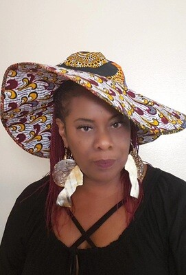Ankara Floppy Sunhat