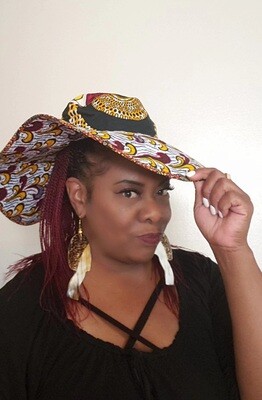 Ankara Floppy Sunhat