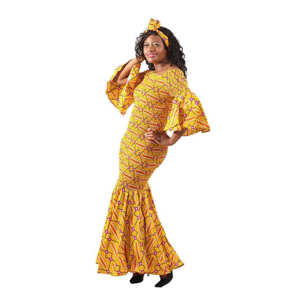Smocked Dress yellow