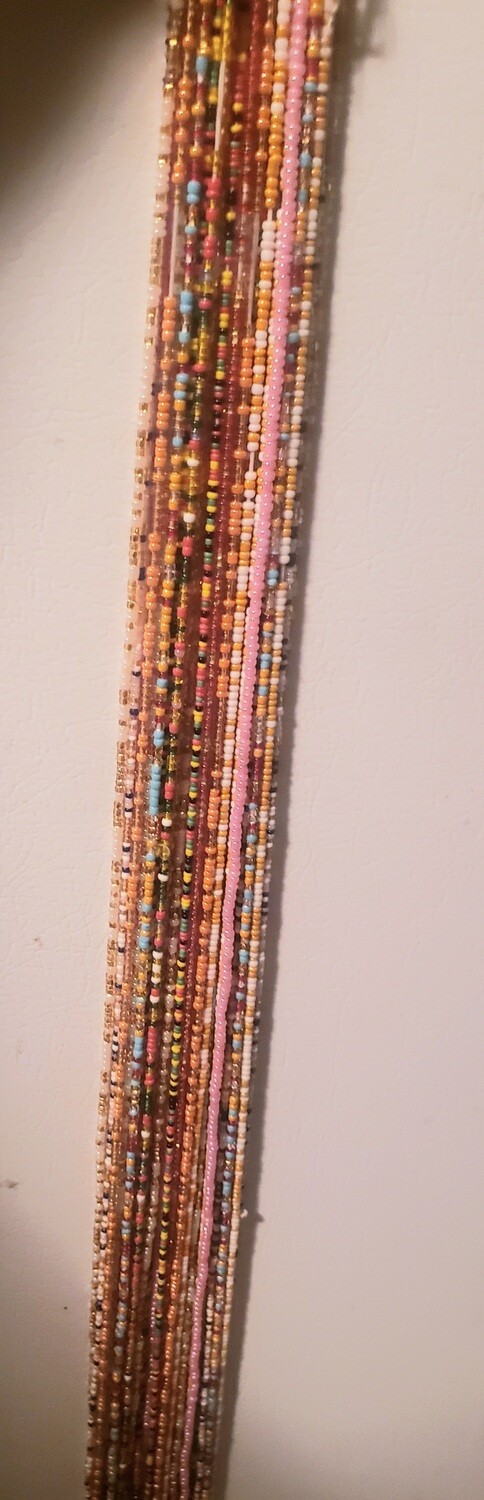 Ghanaian waistbeads long
