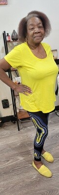 Dashiki print leggings