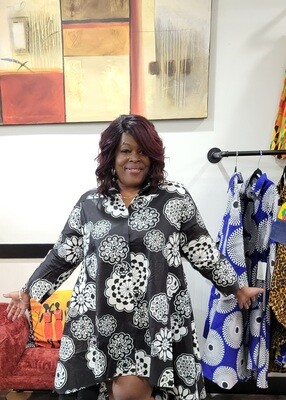 High-low 3 in 1 Jacket /Dress/shirt